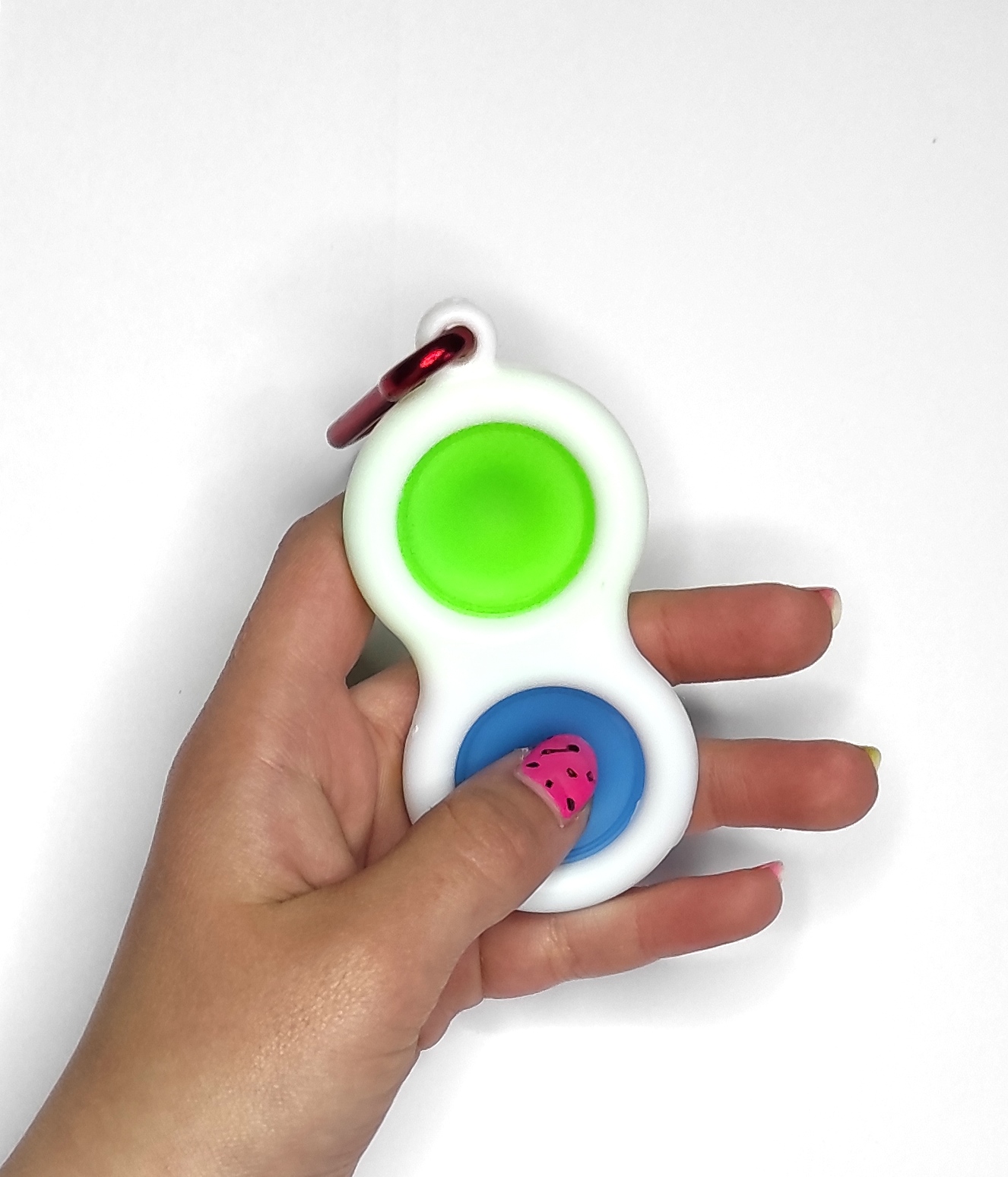 Игрушка антистресс брелок Push pop Bubble Simple Dimple Вечная пупырка Pop It симпл дипл белый с карабином Игрушка антистресс брелок Push pop Bubble Simple Dimple Вечная пупырка Pop It симпл дипл белый с карабином